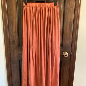 Forever 21 maxi skirt with slits
